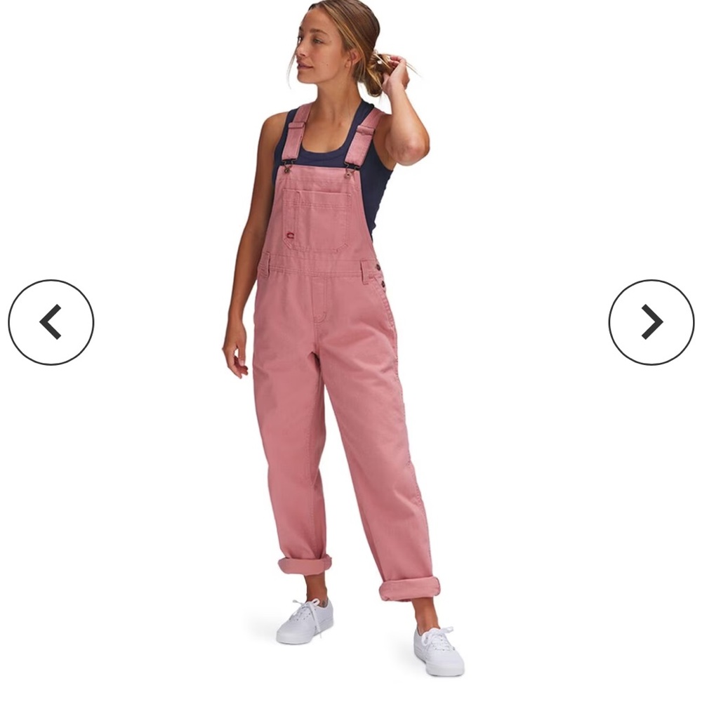 Pink overalls